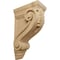 Ekena Millwork 4 3/4"W x 8"D x 13 1/4"H Large Fig Leaf Corbel, Cherry COR04X08X13FICH - alternate 1